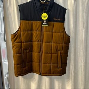 Men’s ariat vest concealed carry pocket